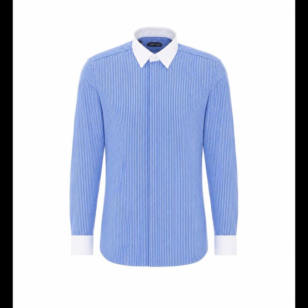 Tom Ford Men Track Contrast Shirt